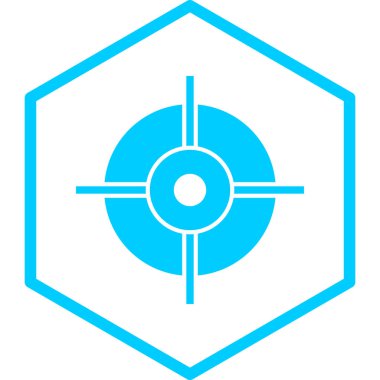 hedef simge vektör illüstrasyonu