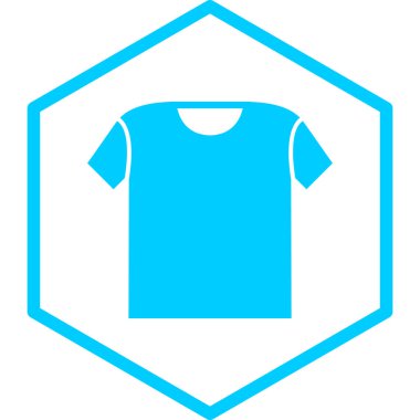t-shirt vektör simgesi