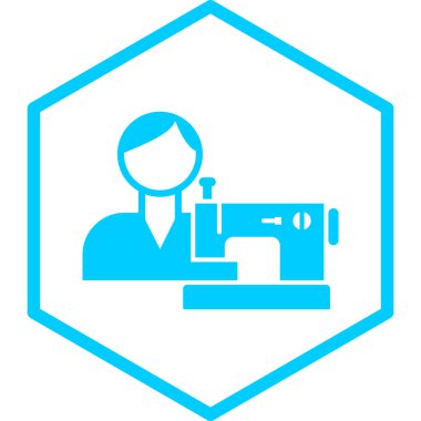 işçi vektör simgesi modern basit tasarım