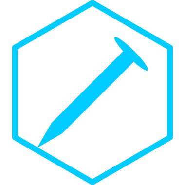 Tırnak simgesi, vektör illüstrasyonu basit tasarım