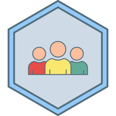 İnsan simgesinin vektör illüstrasyonu