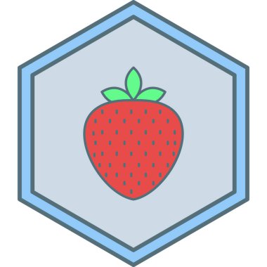 yiyecek modern ikon vektör illüstrasyonu