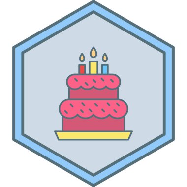 yiyecek modern ikon vektör illüstrasyonu