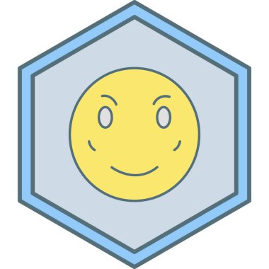 emoticon modern simge vektör çizimi