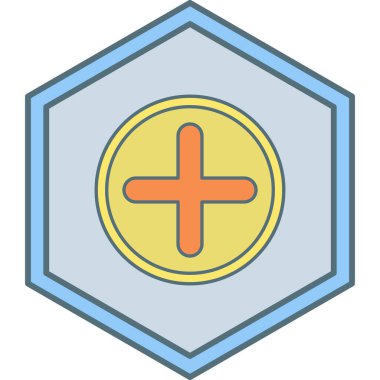 ekle. Web simgesi basit illüstrasyon