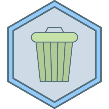 Çöp kutusu. Basit tasarım