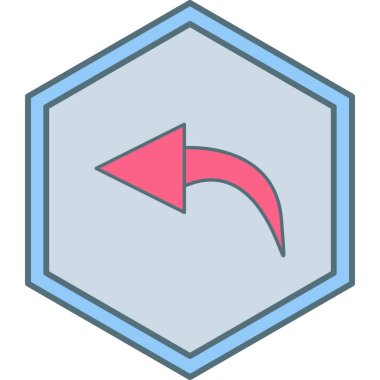 Ok. Web simgesi basit illüstrasyon