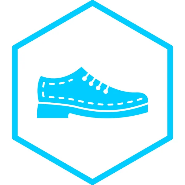 Sapato Ícone Web Ilustração Simples —  Vetores de Stock