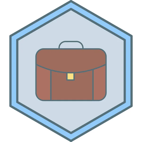 Briefcase Icon Vector Illustration — Stock Vector