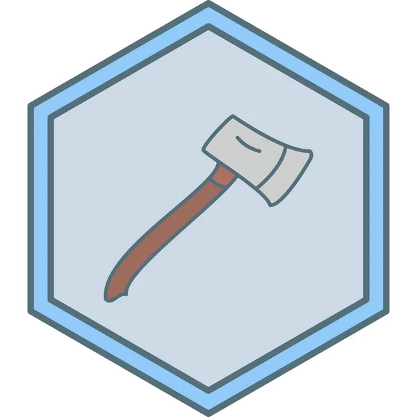 Vector Illustration Axe Icon — Image vectorielle