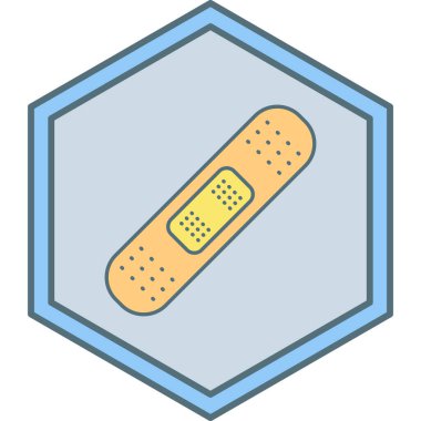 bandaj simgesi vektör illüstrasyonu