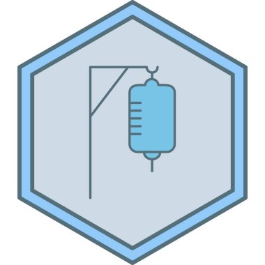 Modern hastane simgesinin vektör illüstrasyonu