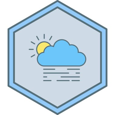 Bulut. Web simgesi basit tasarım