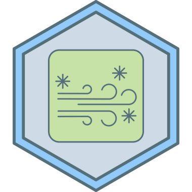 Bir kış simgesinin vektör illüstrasyonu