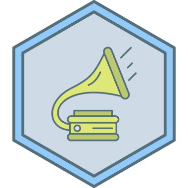 Basit simgenin vektör illüstrasyonu