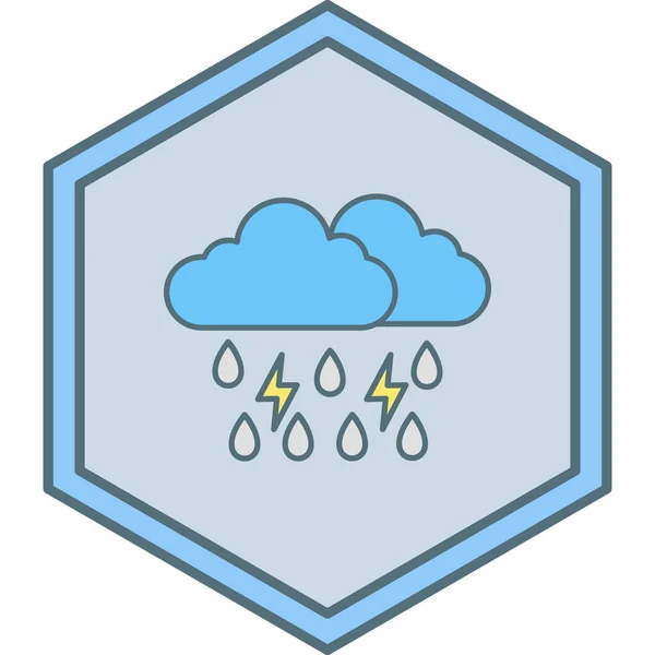 Weather Forecast Icon Vector Illustration — Stock Vector