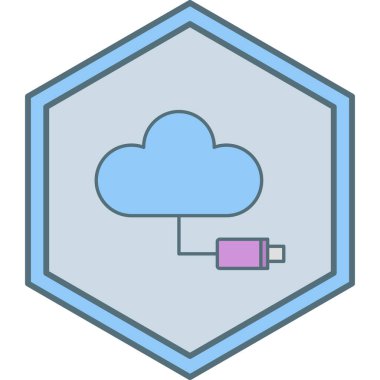 Bulut hesaplama. Web simgesi