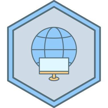 küresel ağ. Web simgesi