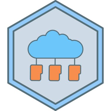 Bulut hesaplama. Web simgesi