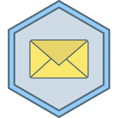 posta simgesi, vektör illüstrasyonu