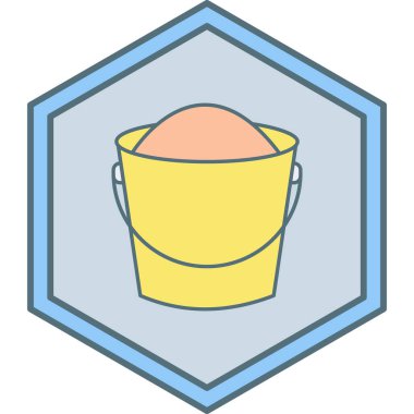 Kova. Web simgesi basit tasarım