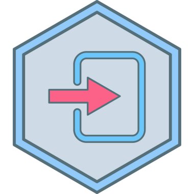 ok simgesinin vektör illüstrasyonu