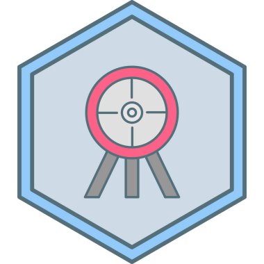 vektör hedef simgesi, resimleme