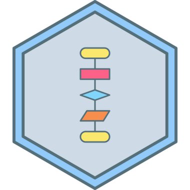 Bir işaret direği simgesinin vektör illüstrasyonu