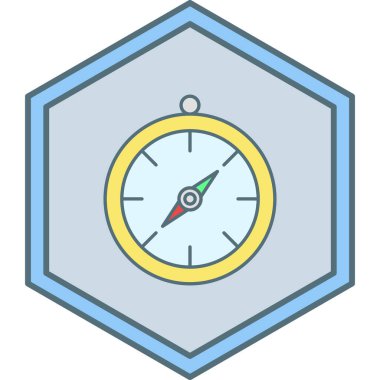 pusula simgesi modadan izole edilmiş arkaplan