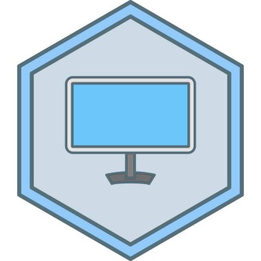 dizüstü bilgisayar simgesi, vektör illüstrasyonu