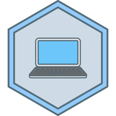 Bilgisayar. Web simgesi basit illüstrasyon