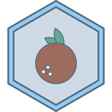 Yemek. Web simgesi basit illüstrasyon