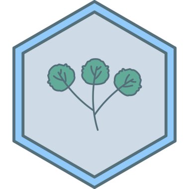 Modern simgenin vektör illüstrasyonu