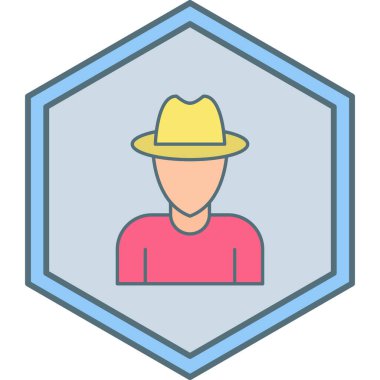 Modern simgenin vektör illüstrasyonu