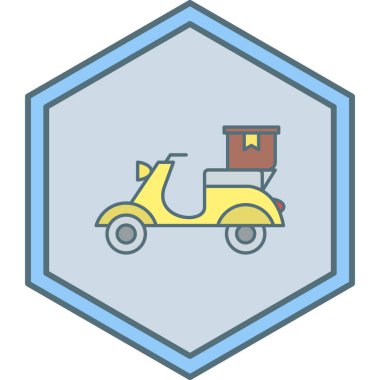 Kamyon. Web simgesi basit illüstrasyon