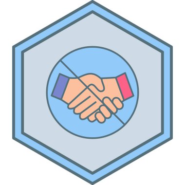 Tokalaşın. Web simgesi basit illüstrasyon