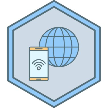 Internet simge vektör çizim