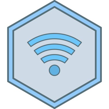 wifi simgesi vektör illüstrasyonu