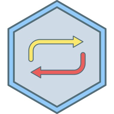 ok simgesinin vektör illüstrasyonu