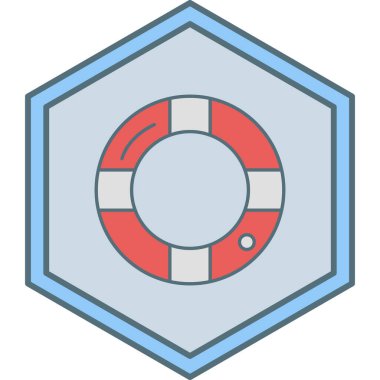 Basit simgenin vektör illüstrasyonu