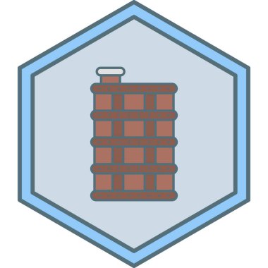 Modern yapı simgesinin vektör illüstrasyonu