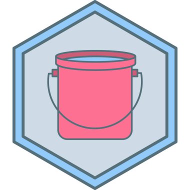 Kova. Web simgesi basit tasarım