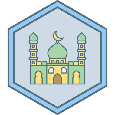Cami. Web simgesi basit tasarım