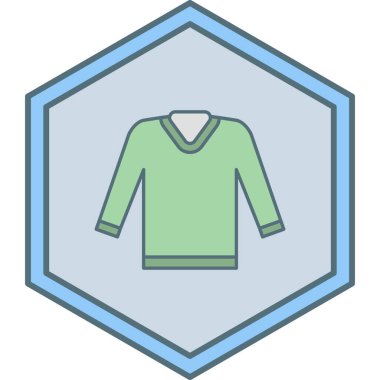 t-shirt vektör simgesi