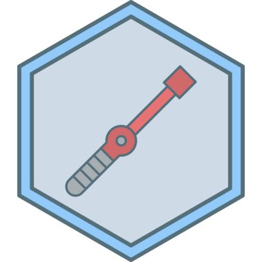 Yapı aracı simgesinin vektör illüstrasyonu