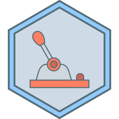 Joystick. Web simgesi vektör illüstrasyonu