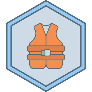 Bir itfaiyeci simgesinin vektör çizimi