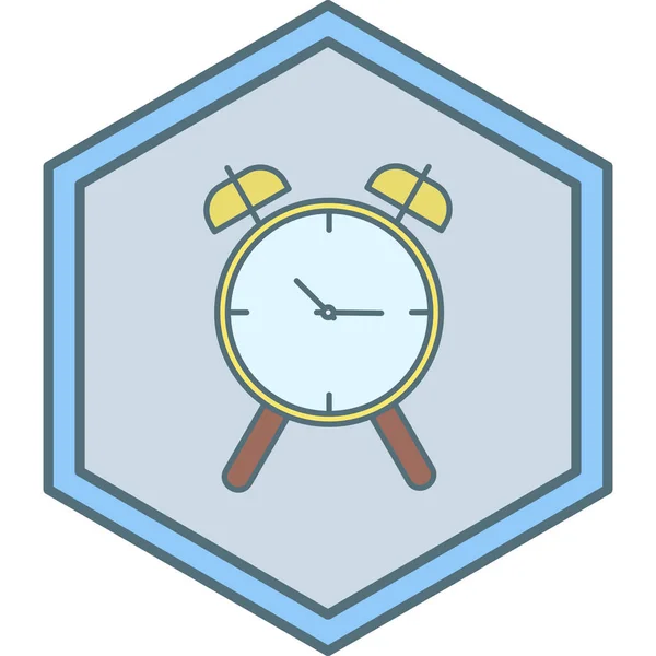 Orologio Web Icon Design Semplice — Vettoriale Stock