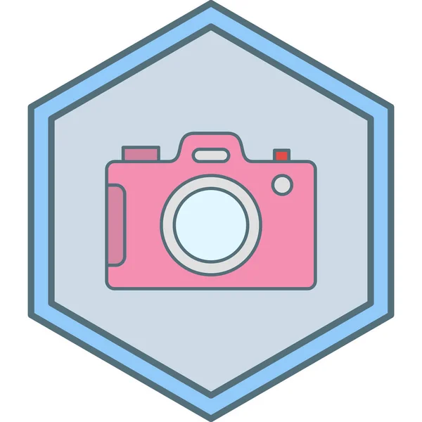 Camera Pictogram Vector Illustratie — Stockvector