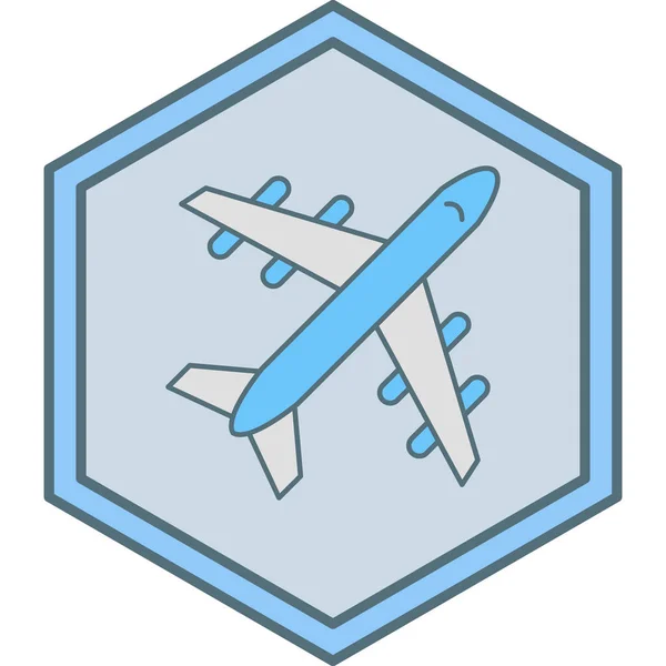 Ilustracja Wektora Samolotu — Wektor stockowy